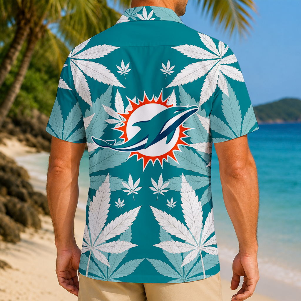 SPECIAL EDITION - NEW CUSTOMIZED NFL19 MDP MIAMI DOLPHINS UNISEX HAWAIIAN SHIRT