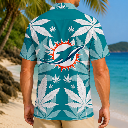 SPECIAL EDITION - NEW CUSTOMIZED NFL19 MDP MIAMI DOLPHINS UNISEX HAWAIIAN SHIRT