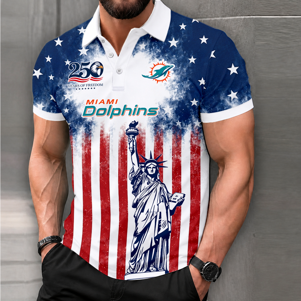 LIMITED EDITION - NEW CUSTOMIZED NFL19 MDP MIAMI DOLPHINS POLO SHIRT, ZIP POLO SHIRT & T-SHIRTS