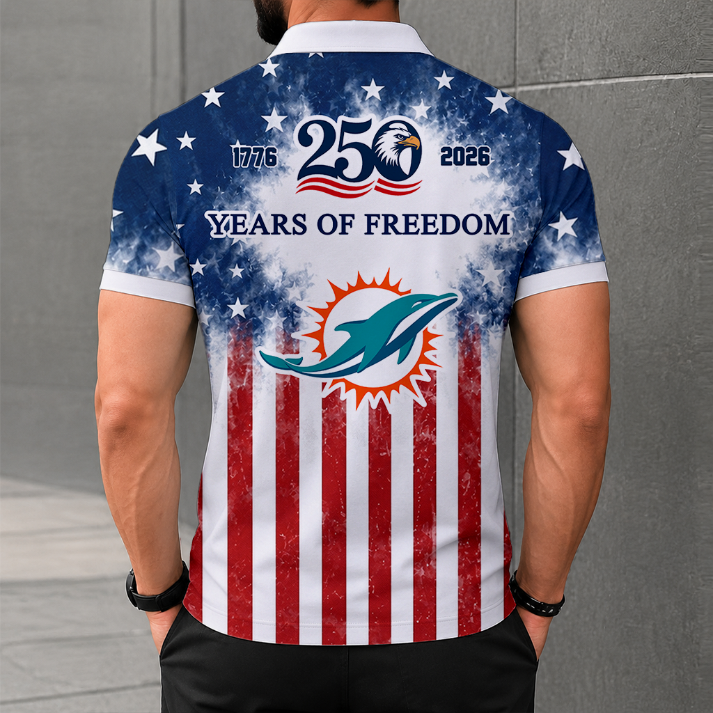 LIMITED EDITION - NEW CUSTOMIZED NFL19 MDP MIAMI DOLPHINS POLO SHIRT, ZIP POLO SHIRT & T-SHIRTS