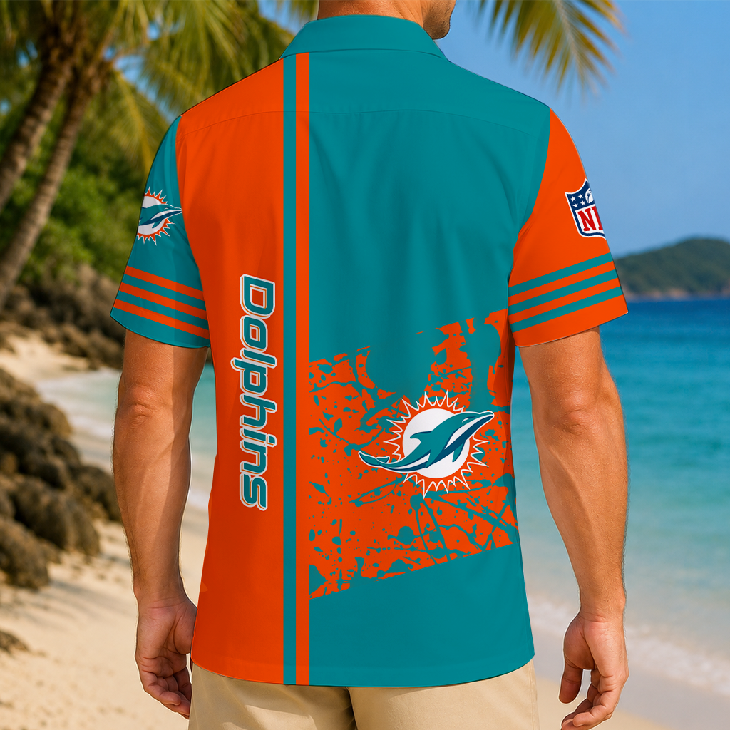 LIMITED EDITION - NEW CUSTOMIZED NFL19 MDP MIAMI DOLPHINS UNISEX HAWAIIAN SHIRT