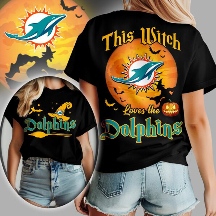 [SPECIAL OFFER] NEW CUSTOMIZED NFL19 MDP MIAMI DOLPHINS  HALLOWEEN T-SHIRT, HOODIE & ZIP HOODIE