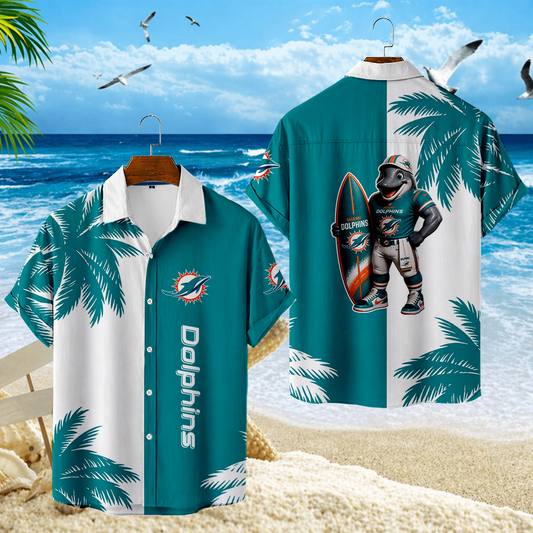 LIMITED EDITION - NEW CUSTOMIZED NFL19 MDP MIAMI DOLPHINS UNISEX HAWAIIAN SHIRT