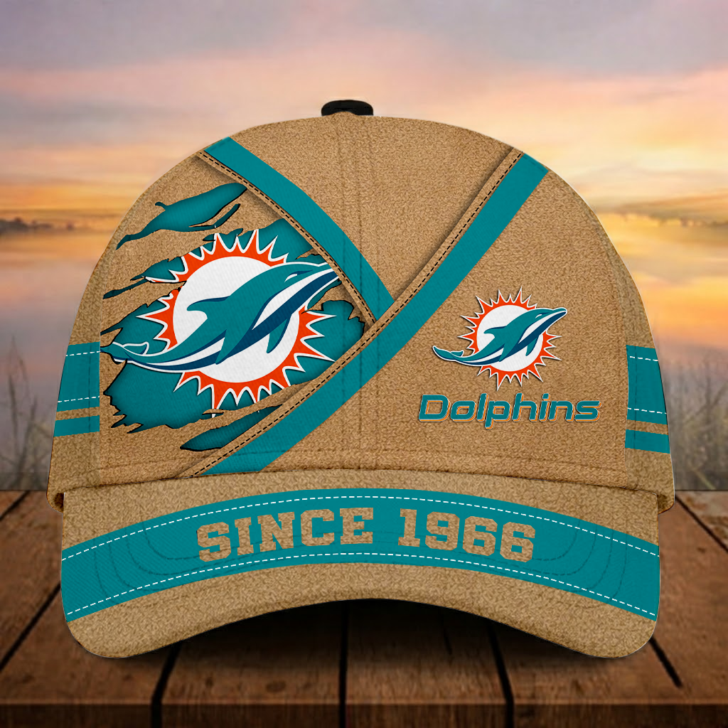 LIMITED EDITION - NEW CUSTOMIZED NFL19 MDP MIAMI DOLPHINS CLASSIC CAP