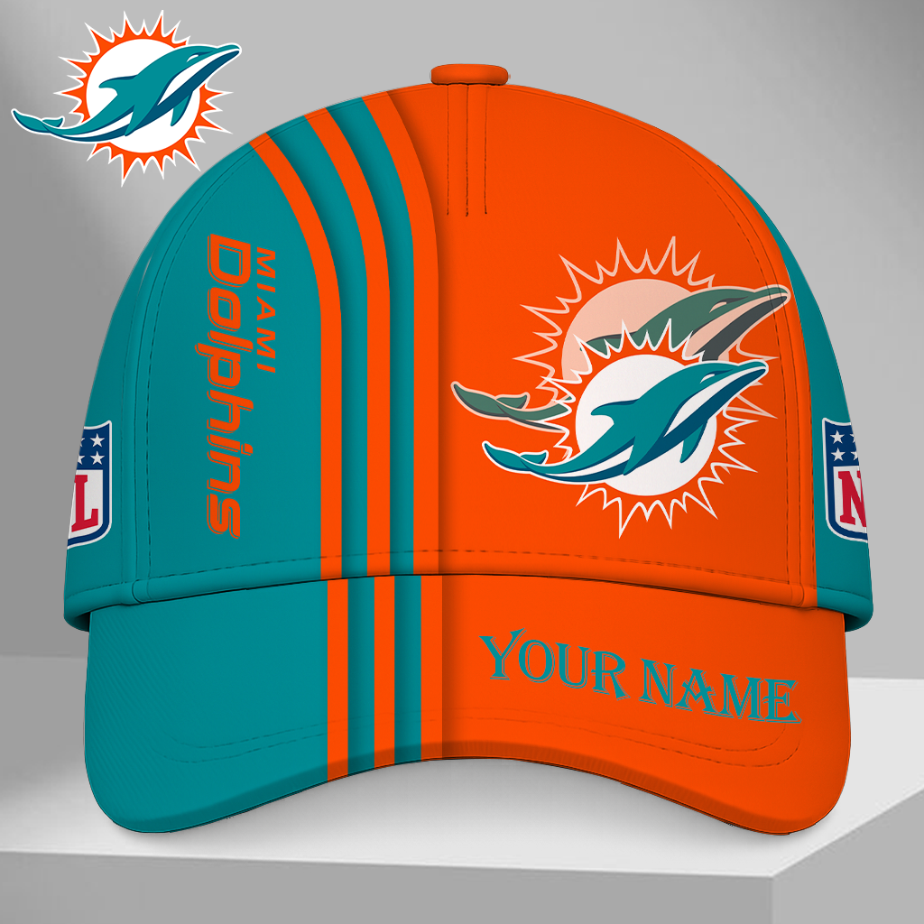 EXCLUSIVE EDITION - NEW CUSTOMIZED NFL19 MDP MIAMI DOLPHINS CLASSIC CAP