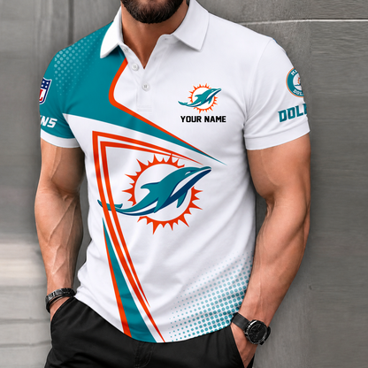 LIMITED EDITION - NEW CUSTOMIZED NFL19 MDP MIAMI DOLPHINS T-SHIRT, POLO SHIRT, ZIP POLO SHIRT, SWEATSHIRT, HOODIE & ZIP HOODIE