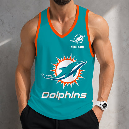 LIMITED EDITION - NEW CUSTOMIZED NFL19 MDP MIAMI DOLPHINS TANK TOP