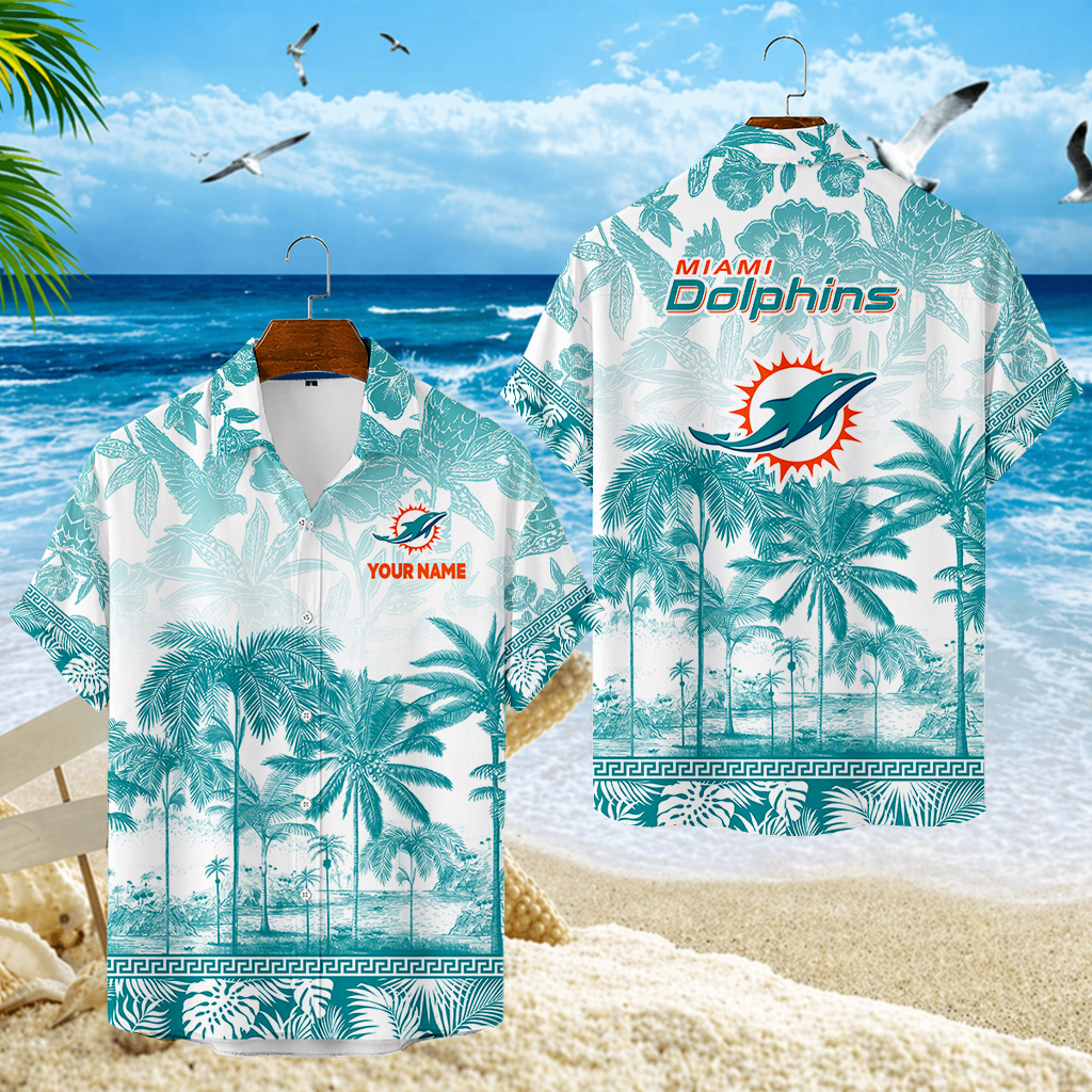 VIRAL EDITION - NEW CUSTOMIZED NFL19 MDP MIAMI DOLPHINS UNISEX HAWAIIAN SHIRT