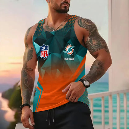 LIMITED EDITION - NEW CUSTOMIZED NFL19 MM DOPHINS UNISEX TANK TOP