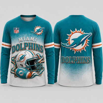LIMITED EDITION - NEW CUSTOMIZED NFL19 MIAMI DOLPHINS T-SHIRTS, POLO, SWEASHIRTS, V-NECK T-SHIRT, HOODIE & ZIP HOODIE