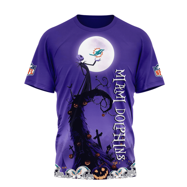 [SPECIAL OFFER] NEW CUSTOMIZED NFL19 MDP MIAMI DOLPHINS HALLOWEEN THE NIGHTMARE APPAREL