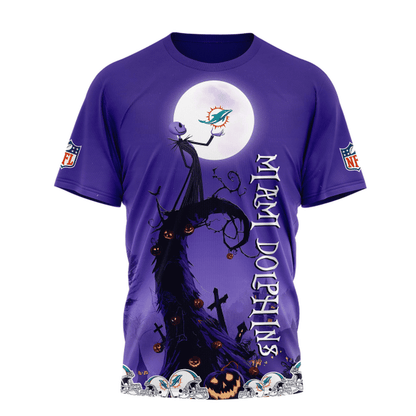 [SPECIAL OFFER] NEW CUSTOMIZED NFL19 MDP MIAMI DOLPHINS HALLOWEEN THE NIGHTMARE APPAREL