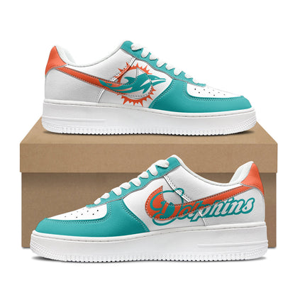 [SPECIAL OFFER] NEW CUSTOMIZED NFL19 MDP MIAMI DOLPHINS AF1 SHOES