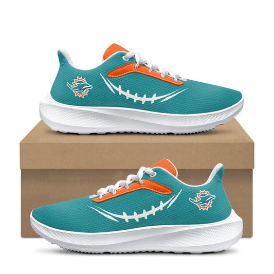 [SPECIAL OFFER] NEW CUSTOMIZED NFL19 MDP MIAMI DOLPHINS ROAD RUNNING SHOES
