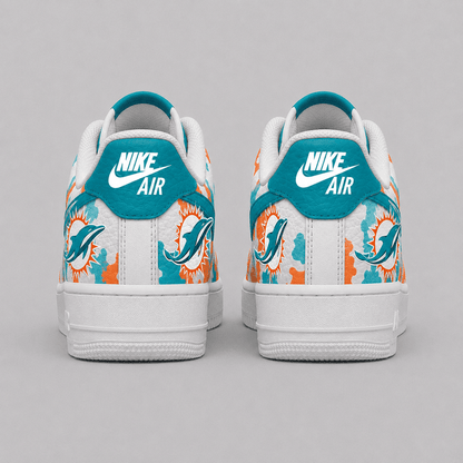 [SPECIAL OFFER] NEW CUSTOMIZED NFL19 MDP MIAMI DOLPHINS AF1 SHOES