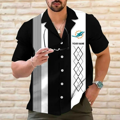 LIMITED EDITION - NEW CUSTOMIZED NFL19 MDP MIAMI DOLPHINS HAWAIIAN SHIRT