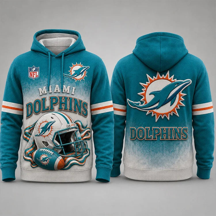LIMITED EDITION - NEW CUSTOMIZED NFL19 MIAMI DOLPHINS T-SHIRTS, POLO, SWEASHIRTS, V-NECK T-SHIRT, HOODIE & ZIP HOODIE