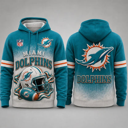 LIMITED EDITION - NEW CUSTOMIZED NFL19 MIAMI DOLPHINS T-SHIRTS, POLO, SWEASHIRTS, V-NECK T-SHIRT, HOODIE & ZIP HOODIE