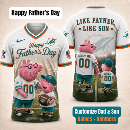 [FATHER'S DAY] NEW CUSTOMIZED NFL19 MDP MIAMI DOLPHINS FOOTBALL JERSEY