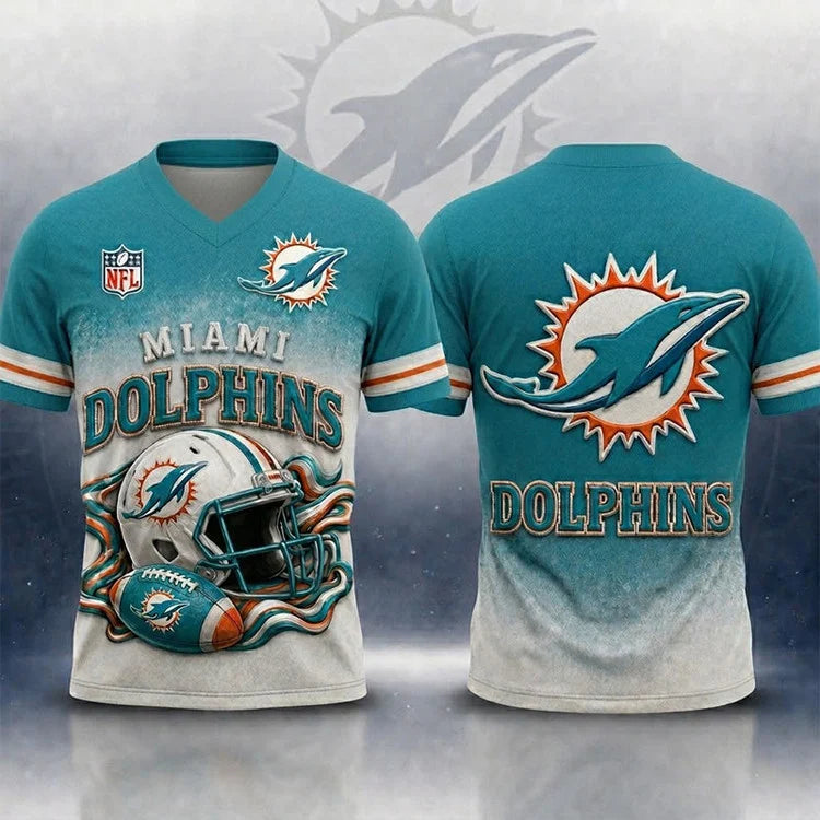 LIMITED EDITION - NEW CUSTOMIZED NFL19 MIAMI DOLPHINS T-SHIRTS, POLO, SWEASHIRTS, V-NECK T-SHIRT, HOODIE & ZIP HOODIE