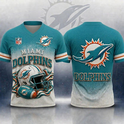 LIMITED EDITION - NEW CUSTOMIZED NFL19 MIAMI DOLPHINS T-SHIRTS, POLO, SWEASHIRTS, V-NECK T-SHIRT, HOODIE & ZIP HOODIE