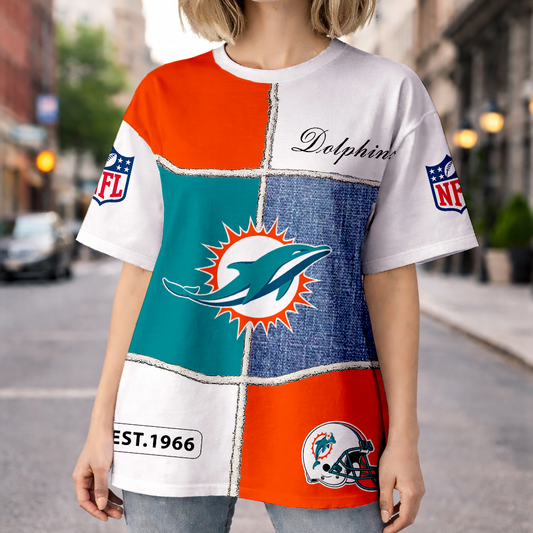 LIMITED EDITION - NEW CUSTOMIZED NFL19 MDP MIAMI DOLPHINS UNISEX T-SHIRT, POLO, HOODIE & JACKETS