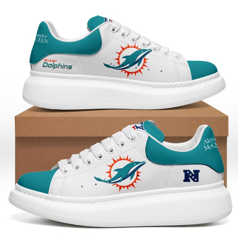 [SPECIAL OFFER] NEW CUSTOMIZED NFL19 MDP MIAMI DOLPHINS MCQUEEN SHOES