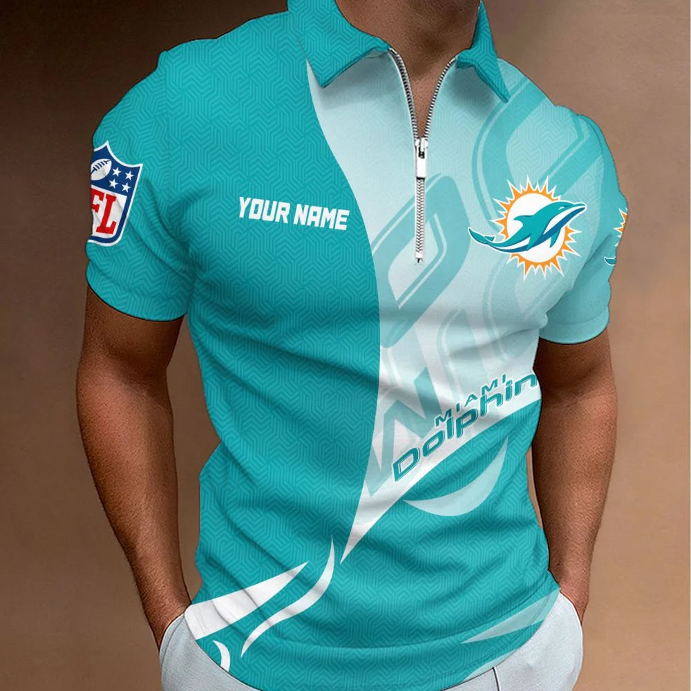 LIMITED EDITION - NEW CUSTOMIZED NFL19 MDP MIAMI DOLPHINS T-SHIRT, POLO SHIRT, ZIP POLO SHIRT, SWEATSHIRT, HOODIE & ZIP HOODIE