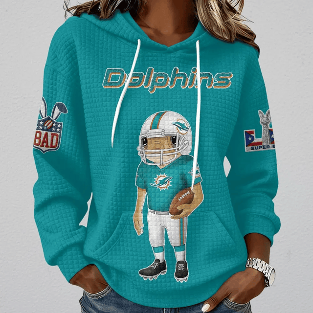 [SPECIAL OFFER] NEW CUSTOMIZED NFL19 MDP MIAMI DOLPHINS UNISEX HOODED SWEATSHIRT