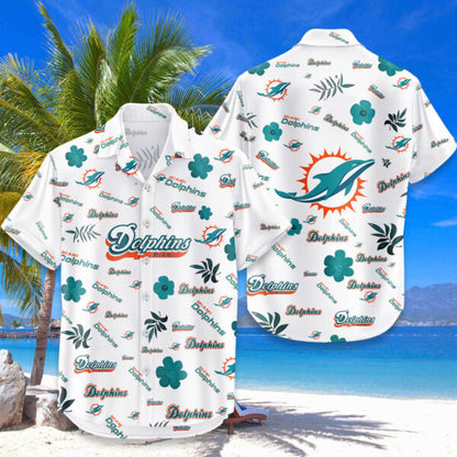 LIMITED EDITION - NEW CUSTOMIZED NFL19 MDP MIAMI DOLPHINS UNISEX HAWAIIAN SHIRT