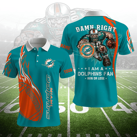 LIMITED EDITION - NEW CUSTOMIZED NFL19 MDP MIAMI DOLPHINS UNISEX T-SHIRT, POLO, HOODIE & JACKETS