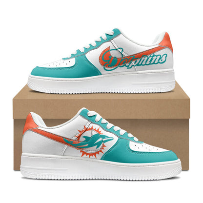 [SPECIAL OFFER] NEW CUSTOMIZED NFL19 MDP MIAMI DOLPHINS AF1 SHOES
