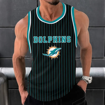 [SPECIAL OFFER] NEW CUSTOMIZED NFL19 MDP MIAMI DOLPHINS UNISEX TANK TOP