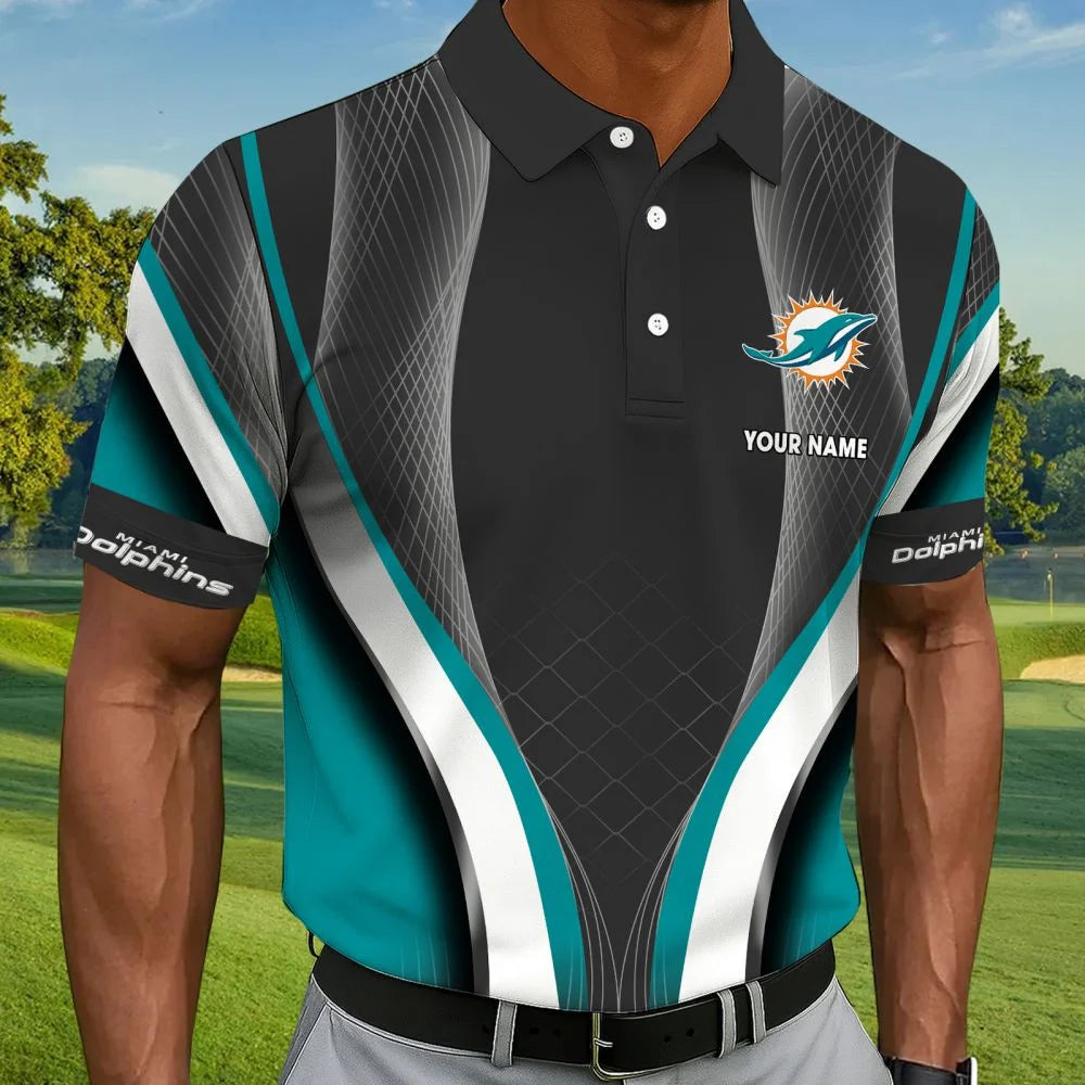 LIMITED EDITION - NEW CUSTOMIZED NFL19 MDP MIAMI DOLPHINS T-SHIRT, POLO SHIRT, ZIP POLO SHIRT, SWEATSHIRT, HOODIE & ZIP HOODIE
