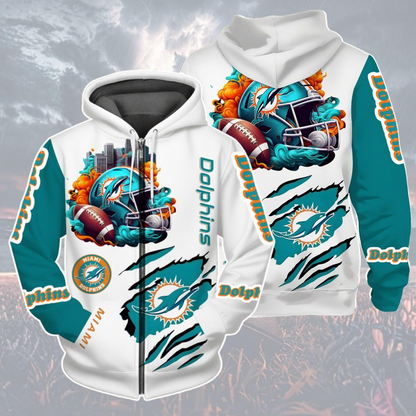 LIMITED EDITION - NEW CUSTOMIZED NFL19 MDP MIAMI DOLPHINS UNISEX T-SHIRT, POLO, HOODIE & JACKETS
