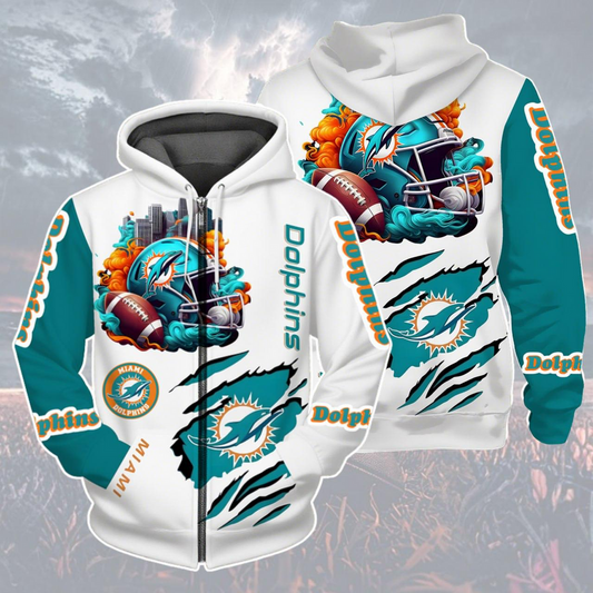LIMITED EDITION - NEW CUSTOMIZED NFL19 MDP MIAMI DOLPHINS UNISEX T-SHIRT, POLO, HOODIE & JACKETS
