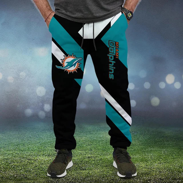 LIMITED EDITION - NEW CUSTOMIZED NFL19 MDP MIAMI DOLPHINS SWEATPANTS