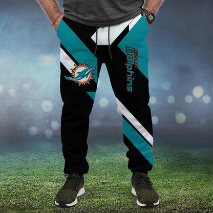 LIMITED EDITION - NEW CUSTOMIZED NFL19 MDP MIAMI DOLPHINS SWEATPANTS