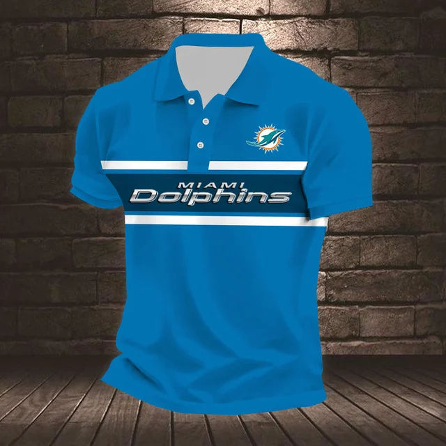 ELITE EDITION - NEW CUSTOMIZED NFL19 MDP MIAMI DOLPHINS POLO SHIRT, ZIP POLO SHIRT & T-SHIRTS