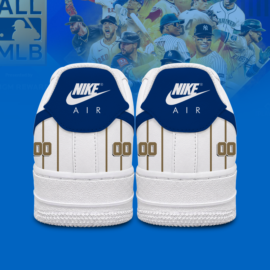 [FLASH SALE] NEW CUSTOMIZED MLB19 KCR KANSAS CITY ROYALS AF1 SHOES
