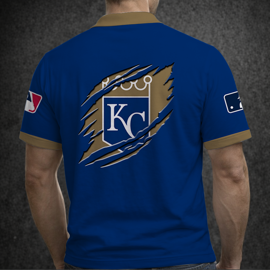 [FLASH SALE] NEW CUSTOMIZED MLB19 KCR KANSAS CITY ROYALS POLO SHIRT