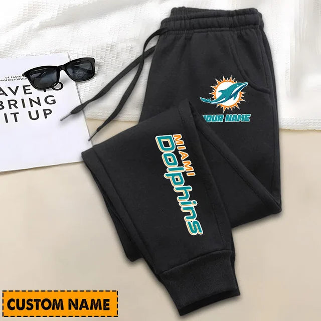 SPECIAL EDITION - NEW CUSTOMIZED NFL19 MDP MIAMI DOLPHINS SWEATPANTS