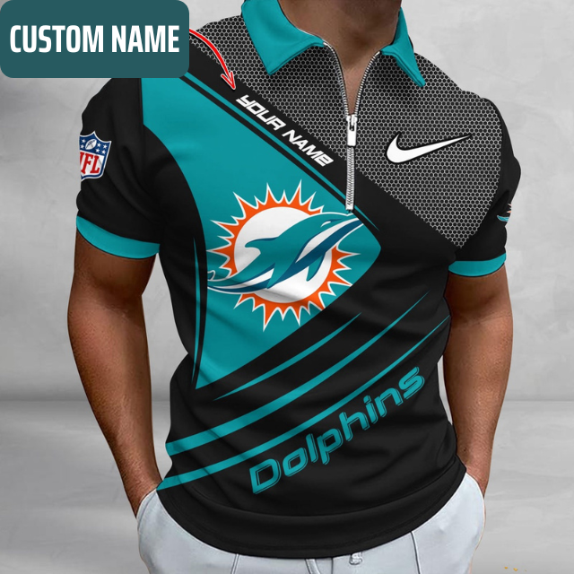 VIRAL EDITION - NEW CUSTOMIZED NFL19 MDP MIAMI DOLPHINS POLO SHIRT, ZIP POLO SHIRT & T-SHIRTS