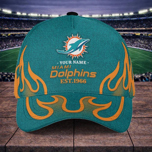 EXCLUSIVE EDITION - NEW CUSTOMIZED NFL19 MDP MIAMI DOLPHINS CLASSIC CAP