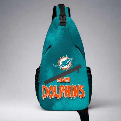 [SPECIAL OFFER] NEW CUSTOMIZED NFL19 MDP MIAMI DOLPHINS SLING BAG