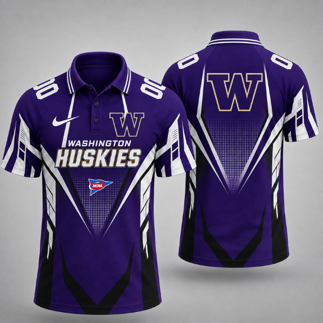 SPECIAL EDITION - NEW CUSTOMIZED NCAA FBS19 WSH WASHINGTON HUSKIES POLO SHIRT, ZIP POLO SHIRT, HOODIE, ZIP HOODIE, T-SHIRT & SWEATSHIRT