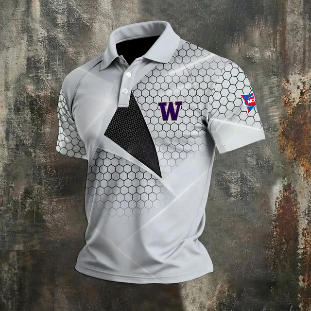 VIRAL EDITION - NEW CUSTOMIZED NCAA FBS19 WSH WASHINGTON HUSKIES POLO SHIRT, ZIP POLO SHIRT & T-SHIRTS