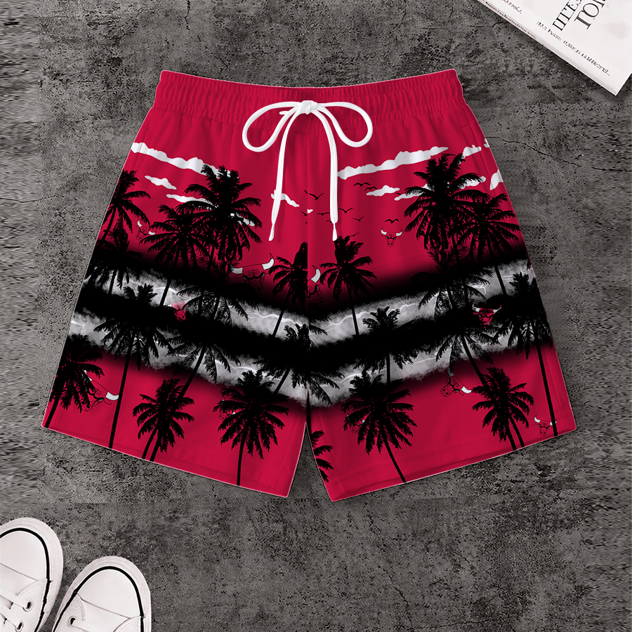 LIMITED EDITION - NEW CUSTOMIZED NBA19 CBU CHICAGO BULLS SHORT PANTS