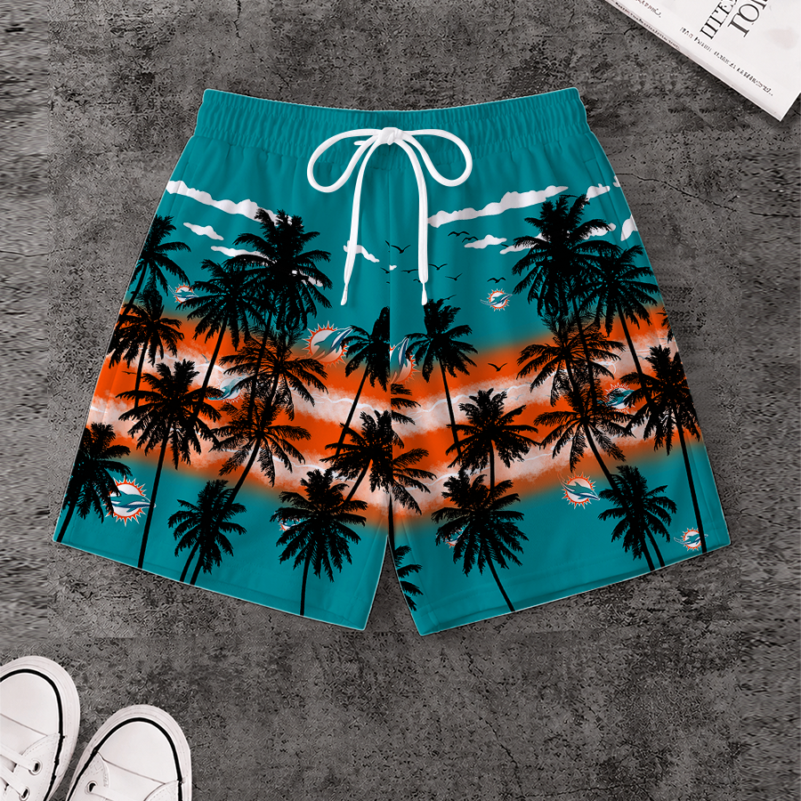LIMITED EDITION - NEW CUSTOMIZED NFL19 MDP MIAMI DOLPHINS SHORT PANTS