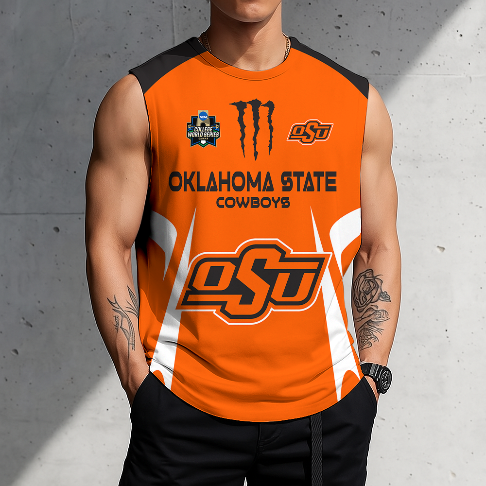 LIMITED DROP - NEW CUSTOMIZED | NCAA CWS19 OSC OS COWBOYS MEN'S GYM SHIRT